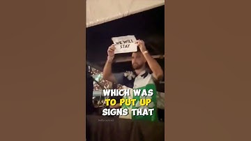 Travis Kelce Saying "I Will Stay" During Taylor Swift