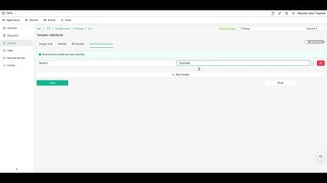 Unifie: Application - Environment variables