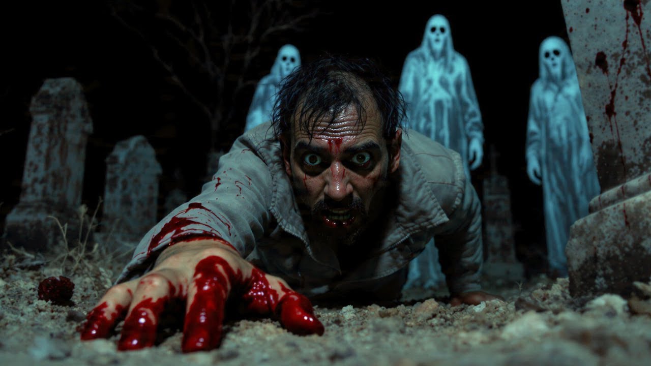 El Asesino En Serie Creyó Estar Seguro En El Cementerio… Hasta Que Los Muertos Se Levantaron