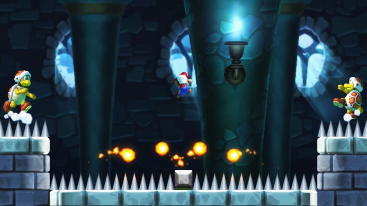 New Super Mario Bros. U: Special Challenges - Seriously! Fire, Bro! (Gold Medal)