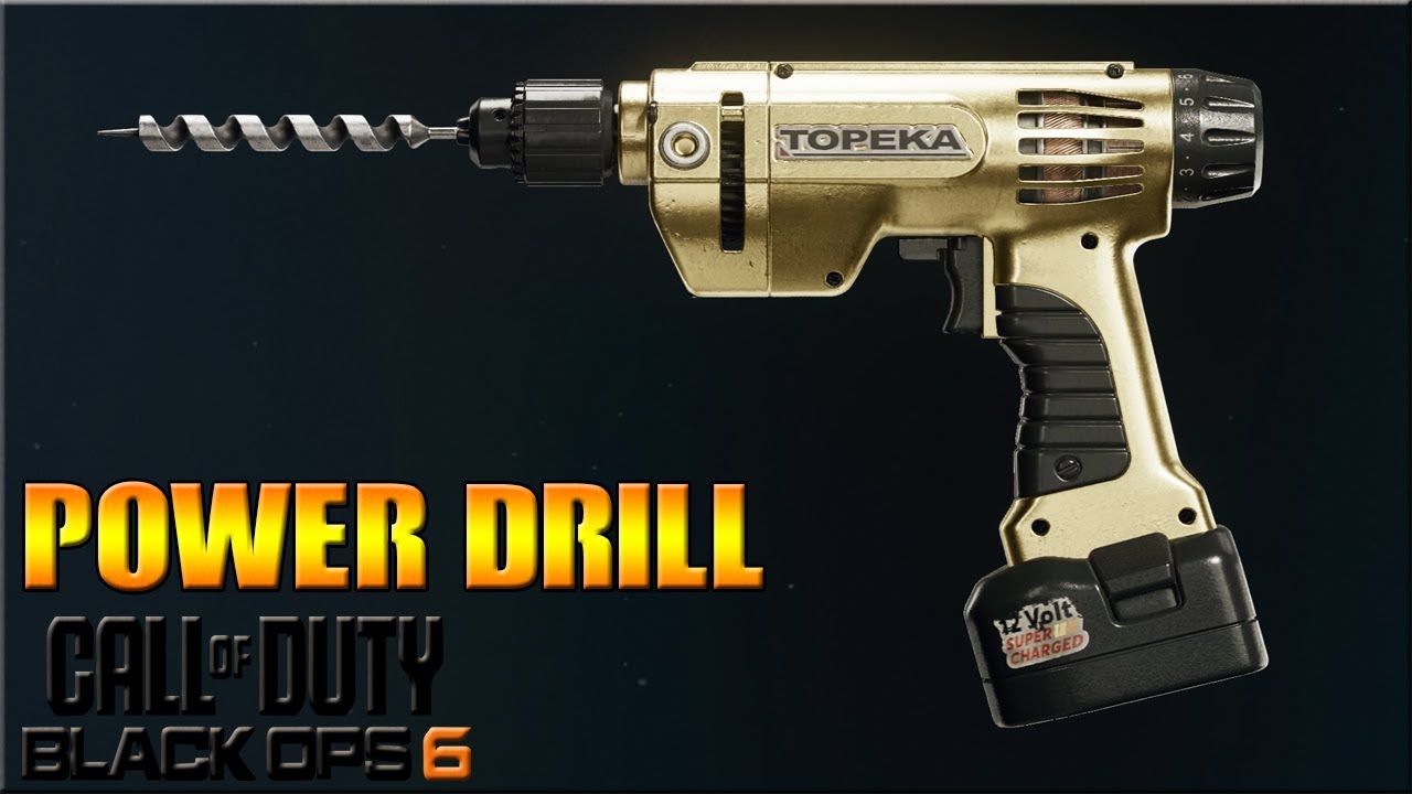 I Unlocked Gold Camo For  Power Drill