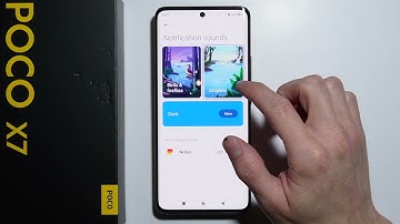 Poco X7: How to Adjust Notifications Sound?