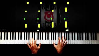 Beşiktaş Marşı - Hard - Piano Tutorial by VN Resimi