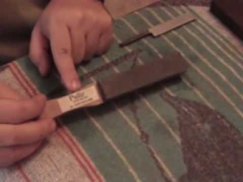 Sharpened Reeds knife to scrape oboe and bassoon reeds. sharpening and maintenance of ...