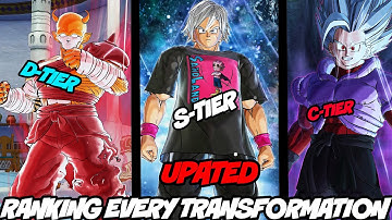 (UPDATED) Ranking EVERY Transformation In Dragon Ball Xenoverse 2