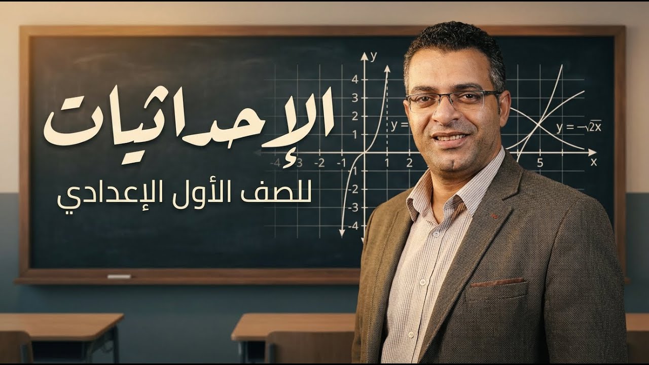 الإحداثيات - هندسة الصف الأول الإعدادي 2026