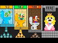 Toilet prank mario luigi and bowser challenge poor to rich toilet  game animation