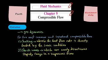 Fluid Mechanics, Frank M. White, Chapter 9, Compressible Flow, Part1