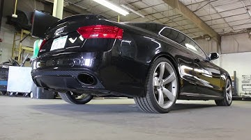 Audi RS5 with HHR center resonator delete first start