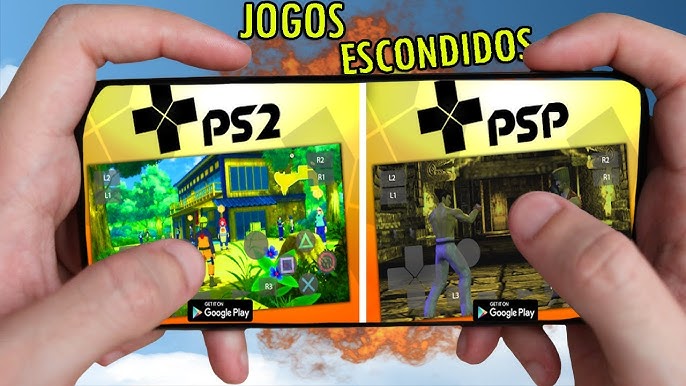 JOGOS ESCONDIDOS DE PS2 NA PLAY STORE dos celulares Android 