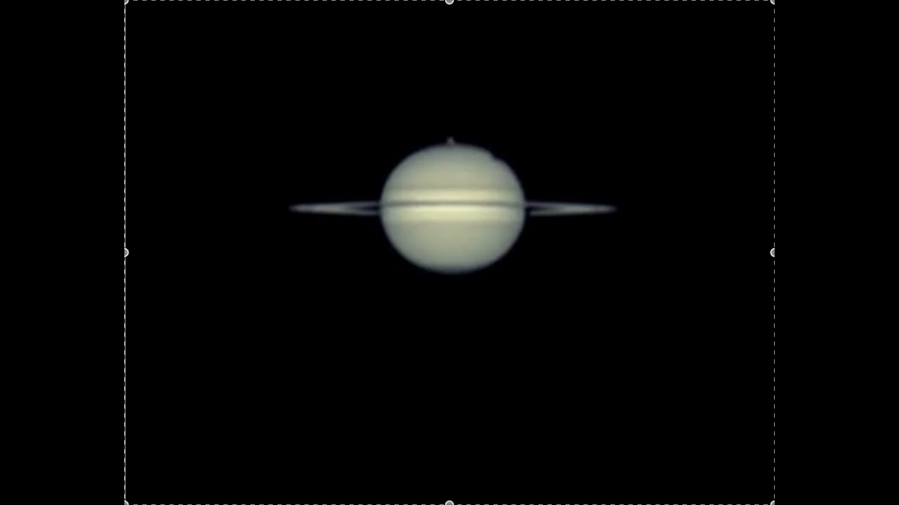 Shadow Transit of Titan on Saturn on 9/3/2025 to 9/4/2025.
