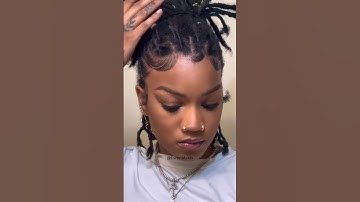 [Loc Tutorial] Refresh my edges and curly ends!! #locs #hairstyle #explore #tutorial #atlanta