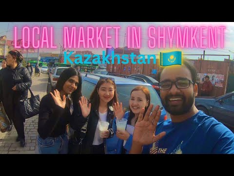 Local Market in Shymkent, Kazakhstan 🇰🇿 | SKMA