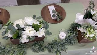 Spring Floral Sweetheart Table