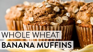 Whole Wheat Banana Walnut Muffins | Sally's Baking