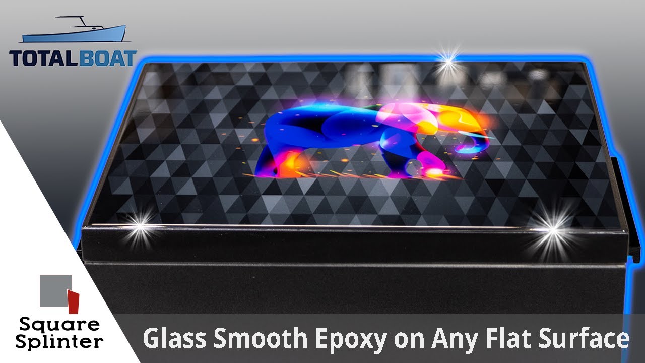 How To Pour Tabletop Epoxy Resin Over Large Vinyl Decals Detailed Instructions YouTube