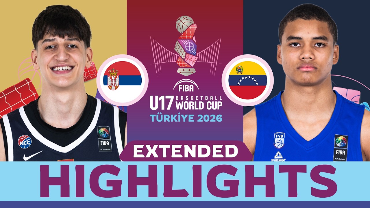 Serbia ๐ท๐ธ bounce back, cruise past Venezuela ๐ป๐ช for first win | HIGHLIGHTS | #FIBAU17 World Cup