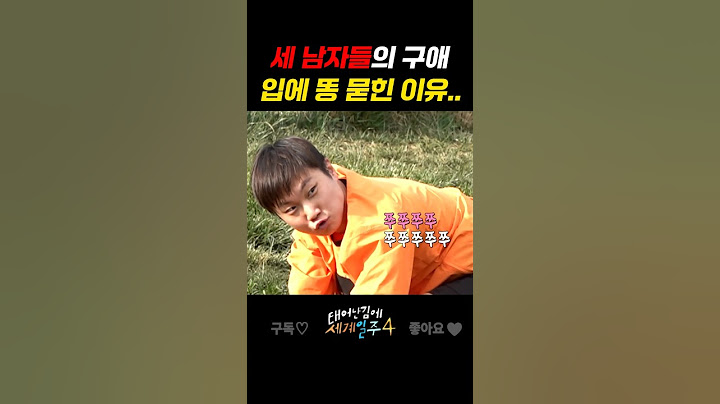 선택받기 위한 세 남자의 몸부림 #예능 #기안 #기안84 #빠니보틀