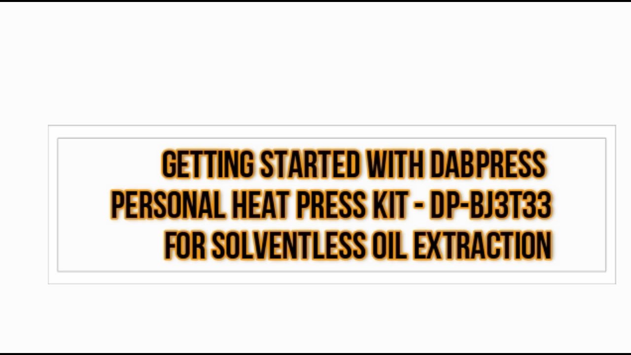 Getting Started with Dabpress dp-bj3t33 Heat Press Kit