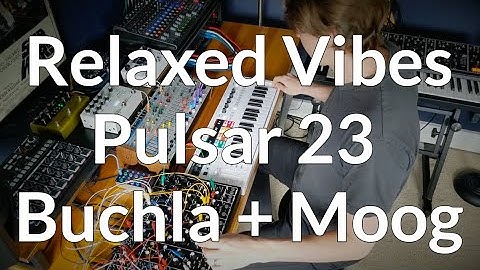 This Drum Machine is Amazing! - Relaxed Vibes from Soma Pulsar 23, Buchla Easel, and Moog Matriarch