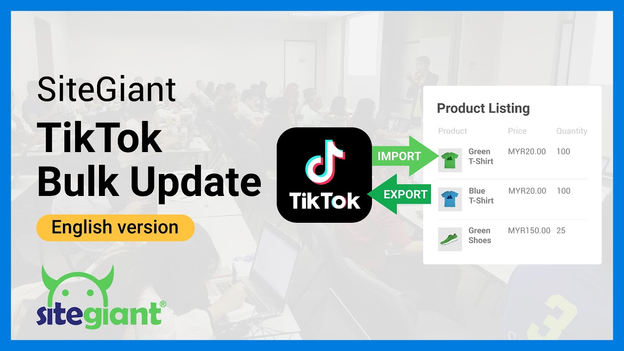 Bulk Product Listing and Editing for Seamless TikTok Shop Integration