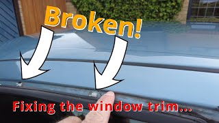 Maintaining Jaguar S-Type R: Part Eight (Window trim)
