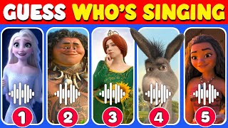 Guess Who's Singing 🎤🎙️🎶| Disney Song Quiz Challenge