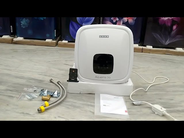 USHA 10L Storage Water Heater Aqua Swirl Unboxing u0026 First Impression |  Budget Water Geyser - YouTube