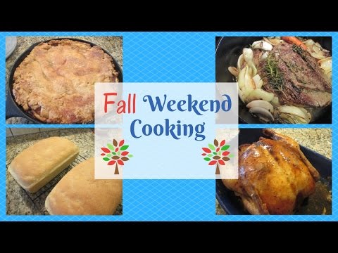What's Cooking this FALL Weekend...