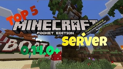 0.14.0 SERVERS! | Top 5 MCPE Server! | 0.14+