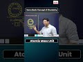 Gram Atomic Weight vs Atomic Mass Unit ⚖️ | Easy Chemistry Explanation by Naveen Sir #shorts
