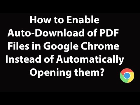 Video: Cum fac ca PDF-ul să nu se descarce automat?