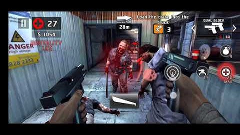 Dead Trigger 2 - Global Warfare mission on Hard difficulty. Noob player don