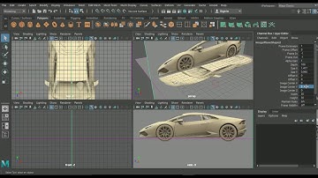 Creating 3D Blueprints in Maya and Photoshop pt. 2