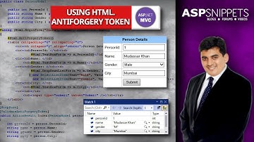 Using Html.AntiForgeryToken in ASP.Net MVC