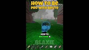 Hoe word je een Pro met de nieuwe Brute-klasse in 99 Nights in the Forest #roblox #blaxieroblox