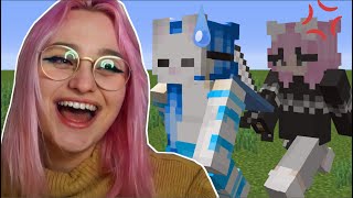 Minecraft Bedwars, But The Winners Tweets on the Losers Account with Nihachu...