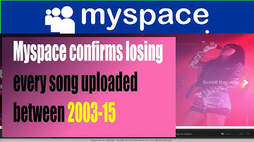 myspace lost music/myspace deletes music