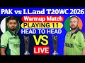 T20WC 2026:PAK vs Ireland Warmup match Playing 11|T20WC 2026||Edugate Cricket||