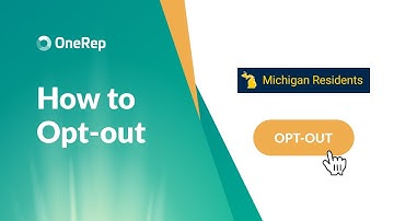 HOW TO OPT OUT OF MICHIGANRESIDENTDATABASE.COM VIDEO GUIDE BY ONEREP