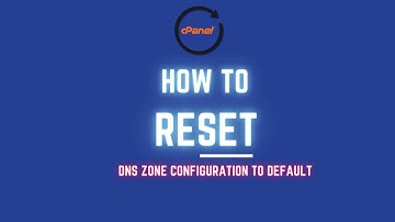 How to Reset DNS to Default via Zone Editor on Cpanel