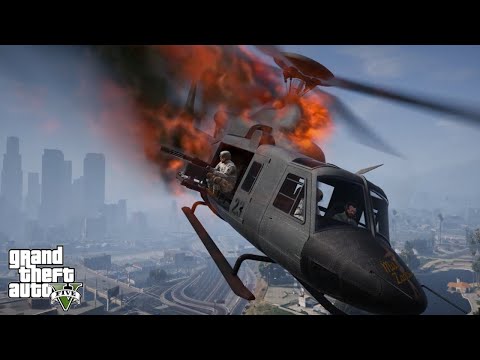 Helicopter Crashes -  How Surviveable Are They? | GTA 5