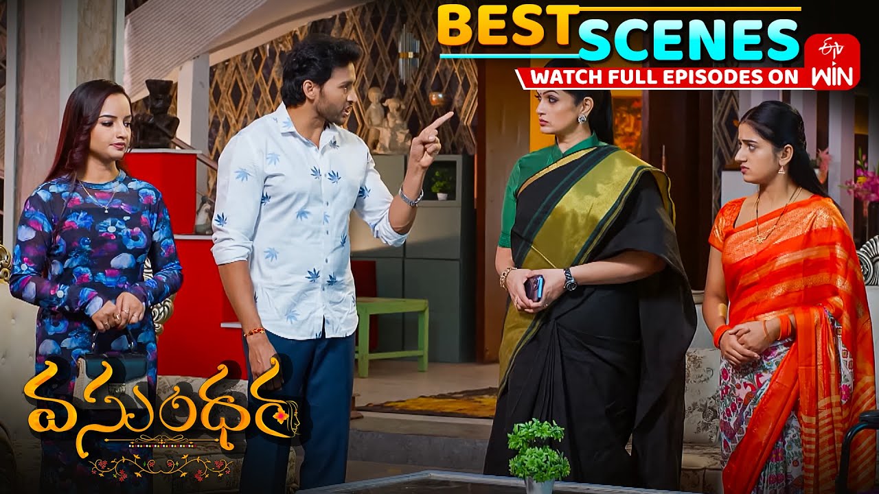 Vasundara Best Scenes: 9th January 2026 Episode Highlights | Watch Full Episode on ETV Win