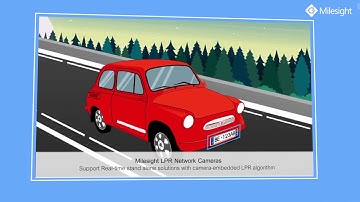 milesight license plate recognition network camera 1080p