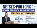 NetSec-Pro Topic 1: Network Security Fundamentals | Top 5 Exam Questions + Key Concepts (16%)