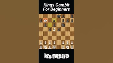 Kings Gambit For Beginners #chesscom #chessgame #chessplayer #chess #chessbaseindia