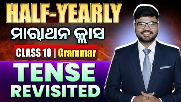 10th class half yearly exam 2025 | english grammar chapter 1 tense revisited question paper