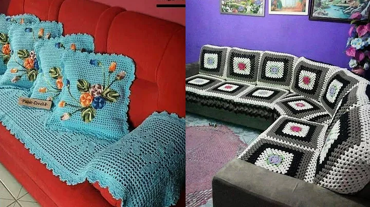 Unique and easy free Crochet Sofa Covers patterns