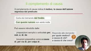 Complementi Di Causa E Di Fine