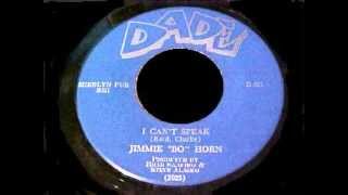 Video thumbnail of "Jimmy Bo Horn - I Can't Speak"